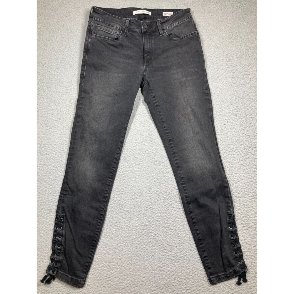 Mavi Jeans Co. Jeans Women's 27x26 Black Adriana‎ Ankle Mid Rise Super Skinny